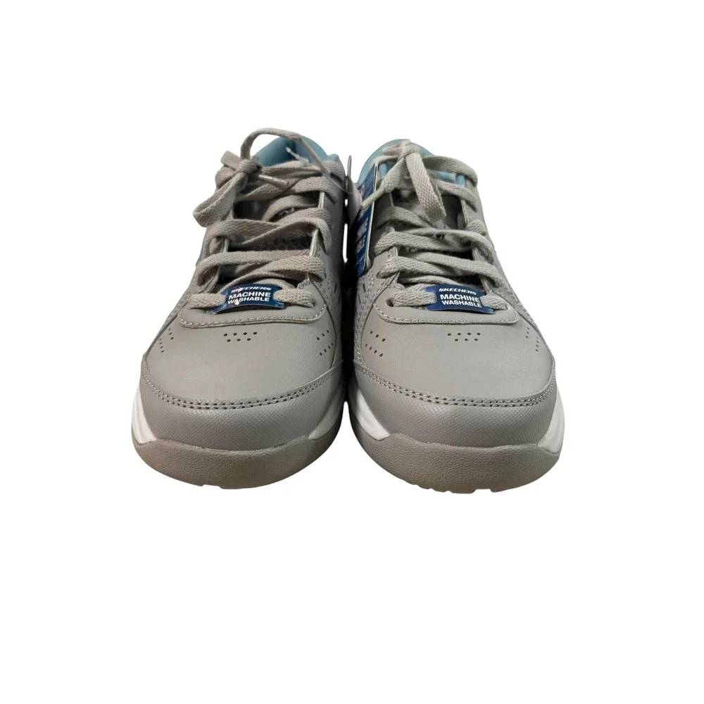 Skechers Viper Court Smash Pickleball Shoes Womens Size 6 Gray Blue Athletic